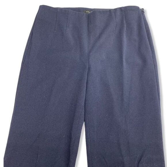 Talbots Navy Flat Front Trouser Pant size 4 - Picture 4 of 7